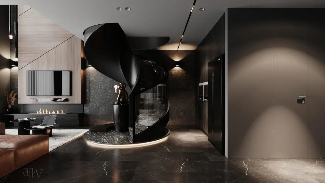 美积澳威家居丨暗黑系设计，前卫与艺术的完美平衡5